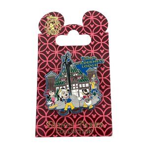 Walt Disney World Wilderness Lodge Mickey Minnie Mouse Goofy Donald Duck Pin